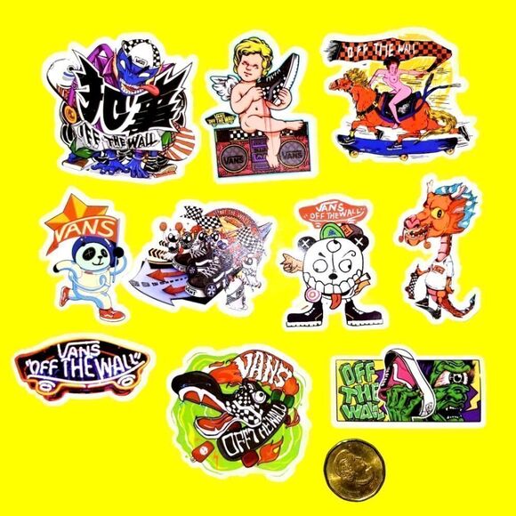 3/$20 Brand New 10x Vans Waterproof Stickers #3 - Picture 1 of 1